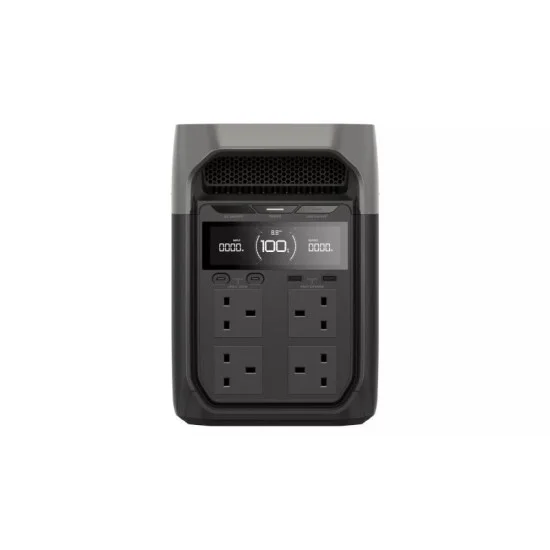 Ecoflow Delta 3 Power Station, 1024Wh Solar Generator - Black